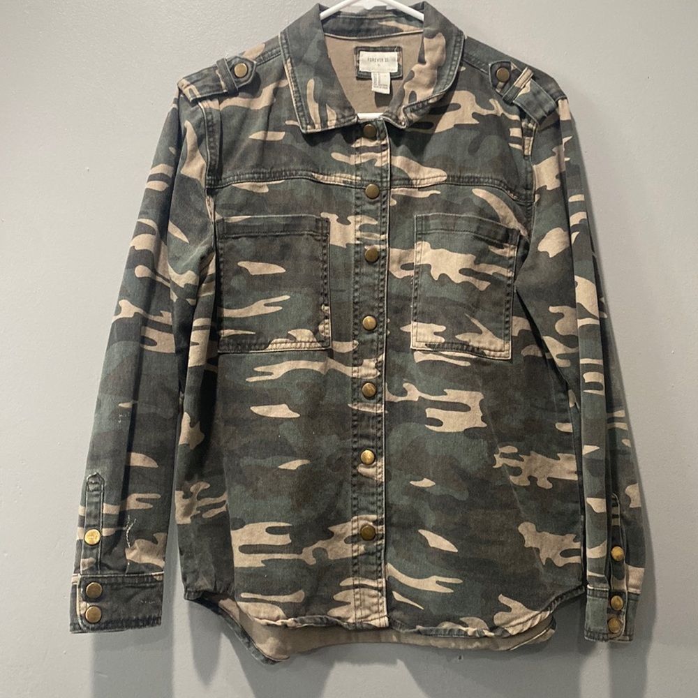 Camo Jean Jacket